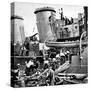 Sailors Carrying Potatoes onto HMS 'Coventry', Second World War-null-Stretched Canvas