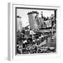 Sailors Carrying Potatoes onto HMS 'Coventry', Second World War-null-Framed Photographic Print