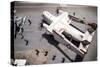 Sailors Direct a C-2 Greyhound on the Flight Deck of USS George H.W. Bush-null-Stretched Canvas