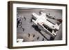 Sailors Direct a C-2 Greyhound on the Flight Deck of USS George H.W. Bush-null-Framed Photographic Print