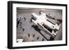 Sailors Direct a C-2 Greyhound on the Flight Deck of USS George H.W. Bush-null-Framed Photographic Print
