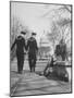 Sailors Eyeing Girls Legs, Capitol Building in Background-Francis Miller-Mounted Photographic Print