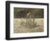 Sailors Following Northern Route, Engraving from Universal Cosmology-Andre Thevet-Framed Giclee Print