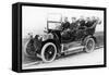 Sailors in a Humber Car, C1906-null-Framed Stretched Canvas