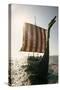 Sailors Man a Danish Replica of a Five-Hundred-Year-Old Viking Ship., 1970 (Photo)-Ted Spiegel-Stretched Canvas