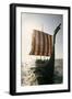 Sailors Man a Danish Replica of a Five-Hundred-Year-Old Viking Ship., 1970 (Photo)-Ted Spiegel-Framed Giclee Print