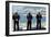 Sailors Man the Rails Aboard the Aircraft Carrier USS Nimitz-null-Framed Photographic Print