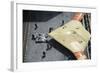 Sailors Move an X-47B Unmanned Combat Air System-null-Framed Photographic Print