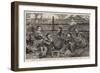 Sailors of HMS Challenger Having Tea at a Tea-House Near Yokohama, Japan-null-Framed Giclee Print