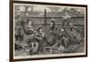 Sailors of HMS Challenger Having Tea at a Tea-House Near Yokohama, Japan-null-Framed Giclee Print