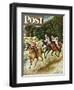 "Sailors on Girl Chase," Saturday Evening Post Cover, July 10, 1948-Constantin Alajalov-Framed Giclee Print