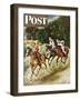 "Sailors on Girl Chase," Saturday Evening Post Cover, July 10, 1948-Constantin Alajalov-Framed Giclee Print