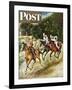 "Sailors on Girl Chase," Saturday Evening Post Cover, July 10, 1948-Constantin Alajalov-Framed Giclee Print