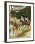 "Sailors on Girl Chase," Saturday Evening Post Cover, July 10, 1948-Constantin Alajalov-Framed Giclee Print