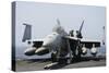 Sailors Perform Maintenance on an F-A-18F Super Hornet-null-Stretched Canvas