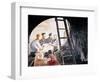 Sailors Playing Cards-Eric Ravilious-Framed Premium Giclee Print