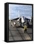 Sailors Prepare to Launch an AV-8B Harrier During Flight Operations Aboard USS Peleliu-Stocktrek Images-Framed Stretched Canvas