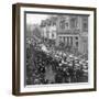 Sailors Pulling the Gun Carriage Carrying the Coffin of Queen Victoria, Windsor, Berkshire, 1901-null-Framed Giclee Print