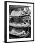 Sailors Sleeping in Their Quarters Aboard a Us Navy Cruiser During WWII-Ralph Morse-Framed Photographic Print