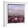 Sailplanes And Castle-Designwest-Framed Art Print