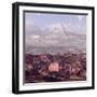 Sailplanes And Castle-Designwest-Framed Art Print