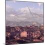 Sailplanes And Castle-Designwest-Mounted Art Print