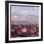 Sailplanes And Castle-Designwest-Framed Art Print