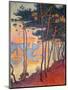 Sails and Pines-Paul Signac-Mounted Giclee Print