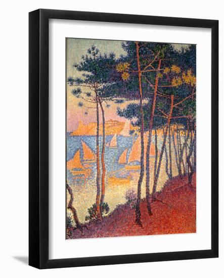 Sails and Pines-Paul Signac-Framed Giclee Print