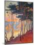 Sails and Pines-Paul Signac-Mounted Giclee Print