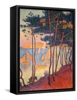 Sails and Pines-Paul Signac-Framed Stretched Canvas