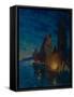 Sails at Night-Alexander Fyodorovich Gaush-Framed Stretched Canvas