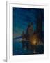 Sails at Night-Alexander Fyodorovich Gaush-Framed Giclee Print