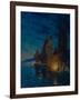 Sails at Night-Alexander Fyodorovich Gaush-Framed Giclee Print