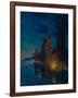 Sails at Night-Alexander Fyodorovich Gaush-Framed Giclee Print