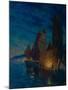 Sails at Night-Alexander Fyodorovich Gaush-Mounted Giclee Print