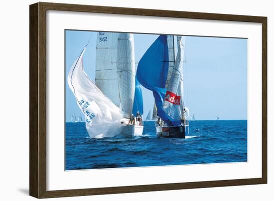 Sails Unfurled-null-Framed Art Print