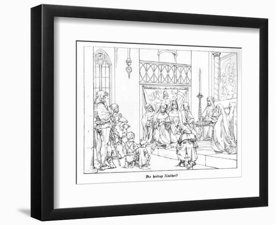 Saint Adelhaid-Alfred Rethel-Framed Giclee Print