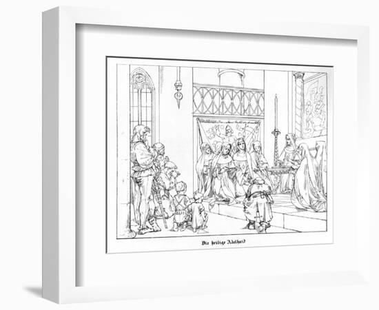 Saint Adelhaid-Alfred Rethel-Framed Giclee Print