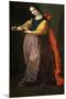 Saint Agatha, Between 1630 and 1635-Francisco de Zurbarán-Mounted Giclee Print