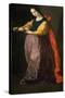 Saint Agatha, Between 1630 and 1635-Francisco de Zurbarán-Stretched Canvas