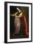 Saint Agatha, Between 1630 and 1635-Francisco de Zurbarán-Framed Giclee Print