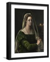 Saint Agatha, C.1540-Sebastiano del Piombo-Framed Giclee Print