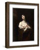 Saint Agatha, Ca. 1635-Andrea Vaccaro-Framed Giclee Print
