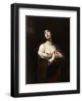 Saint Agatha, Ca. 1635-Andrea Vaccaro-Framed Giclee Print