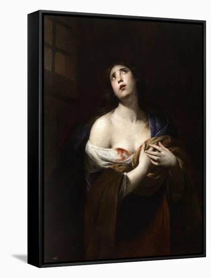 Saint Agatha, Ca. 1635-Andrea Vaccaro-Framed Stretched Canvas