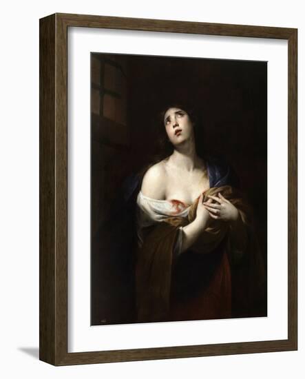 Saint Agatha, Ca. 1635-Andrea Vaccaro-Framed Giclee Print