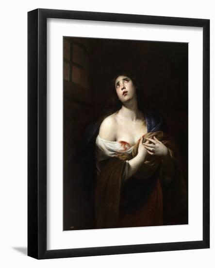 Saint Agatha, Ca. 1635-Andrea Vaccaro-Framed Giclee Print