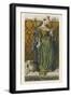 Saint Agnes, c 1520, from a Picture by Lucas Van Leyden-Henry Shaw-Framed Giclee Print