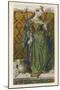 Saint Agnes, c 1520, from a Picture by Lucas Van Leyden-Henry Shaw-Mounted Giclee Print